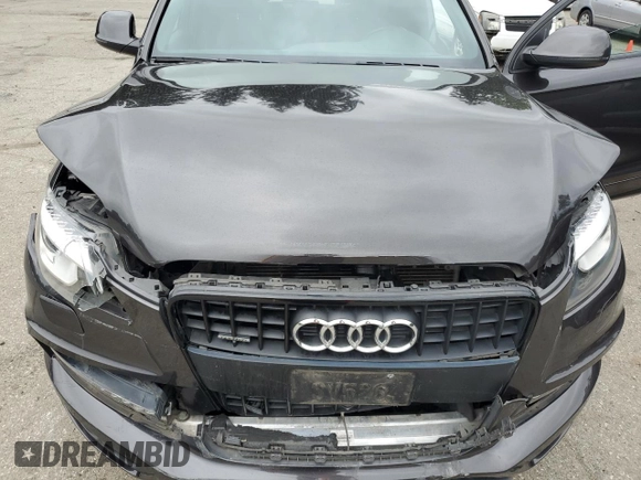 2015 Audi Q7 S line Prestige with VIN WA1DGAFE5FD005535, listed as a Copart auction lot 56905465 with 117,934 mi miles and Salvage title. Bid and sale history available at DreamBid. Image 12.
