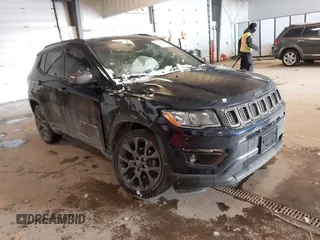 2021 Jeep Compass 80th Anniversary with VIN 3C4NJDEB6MT554317, listed as a IAAI auction lot 41594021 with 42,517 mi miles and . Bid and sale history available at DreamBid. Image 1.
