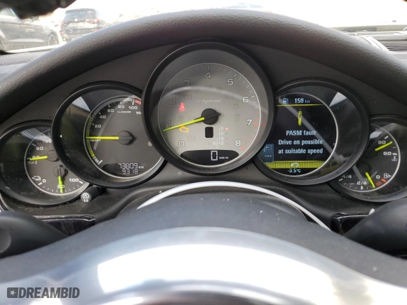 2014 Porsche Panamera S E-Hybrid with VIN WP0AD2A77EL044874, listed as a Copart auction lot 80657424 with 73,809 mi miles and Salvage Title. Bid and sale history available at carsss.com. Image 9.