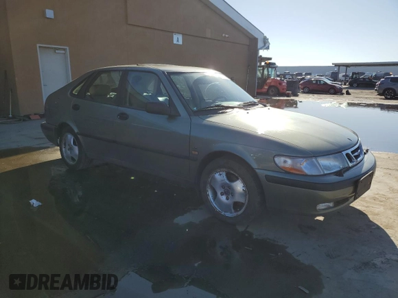1999 Saab 9-3 SE with VIN YS3DF55NXX2001956, listed as a Copart auction lot 43873455 with 127,950 mi miles and Salvage Title. Bid and sale history available at carsss.com. Image 4.