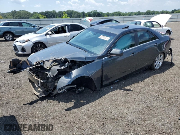 2014 Cadillac ATS Standard RWD with VIN 1G6AA5RA5E0111325, listed as a Copart auction lot 62237945 with 55,205 mi miles and Salvage title. Bid and sale history available at DreamBid. Image 1.