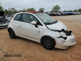 2012 FIAT 500 Pop with VIN 3C3CFFDR3CT127070, listed as a Copart auction lot 51525715 with 98,754 mi miles and Salvage Title. Bid and sale history available at carsss.com. Image 4.