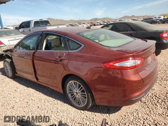 2014 Ford Fusion SE Hybrid with VIN 3FA6P0LU3ER366682, listed as a Copart auction lot 44687185 with 60,440 mi miles and Salvage Title. Bid and sale history available at DreamBid. Image 2.