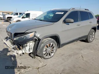 2020 Jeep Cherokee Latitude Plus with VIN 1C4PJLLB3LD577645, listed as a Copart auction lot 52131195 with 38,340 mi miles and Salvage Title. Bid and sale history available at carsss.com. Image 1.