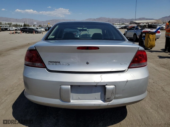 2001 Chrysler Sebring LX with VIN 1C3EL46X51N578127, listed as a Copart auction lot 66360704 with 86,822 mi miles and Salvage Title. Bid and sale history available at carsss.com. Image 6.
