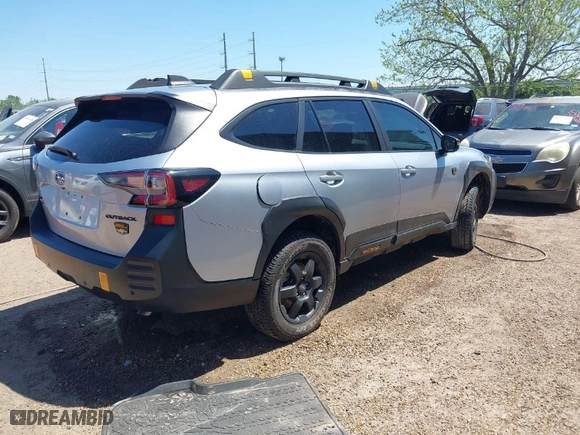 2024 Subaru Outback Wilderness with VIN 4S4BTGUD8R3221309, listed as a IAAI auction lot 41971704 with 1 mi miles. Bid and sale history available at carsss.com. Image 4.