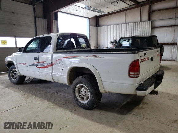 1998 Dodge Dakota SLT with VIN 1B7GG22X1WS732201, listed as a Copart auction lot 53292865 with 212,198 mi miles and Salvage Title. Bid and sale history available at carsss.com. Image 2.