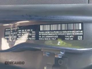 2017 Jeep Renegade Altitude z VIN ZACCJBBB6HPF01825, wystawiony jako IAAI lot #41785507 z przebiegiem 150 529 mil mil oraz . Historia ofert i sprzedaży dostępna na DreamBid. Obrazek 9.