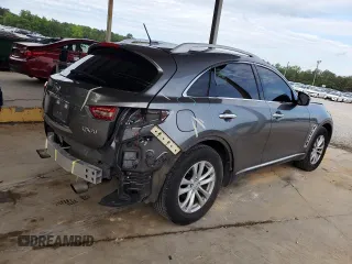 2017 Infiniti QX70 z VIN JN8CS1MW7HM412159, wystawiony jako Copart lot #55269885 z przebiegiem 154 675 mil mil oraz Szkoda całkowita • Salvage title. Historia ofert i sprzedaży dostępna na DreamBid. Obrazek 3.