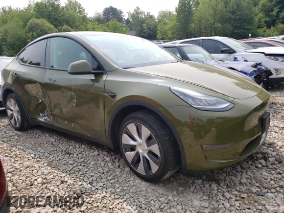 2021 Tesla Model Y Long Range z VIN 5YJYGDEE4MF085975, wystawiony jako Copart lot #58838485 z przebiegiem 72 550 mil mil oraz Szkoda całkowita • Salvage title. Historia ofert i sprzedaży dostępna na DreamBid. Obrazek 4.
