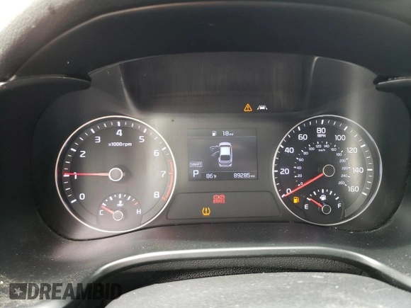 2021 Kia Forte FE with VIN 3KPF24AD4ME402727, listed as a Copart auction lot 58994105 with 89,285 mi miles and Clean title. Bid and sale history available at DreamBid. Image 9.