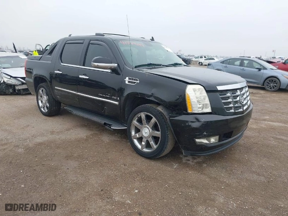2008 Cadillac Escalade EXT with VIN 3GYFK62818G298487, listed as a IAAI auction lot 41549144 with 114985 miles. Bid and sale history available at carsss.com. Image 1.