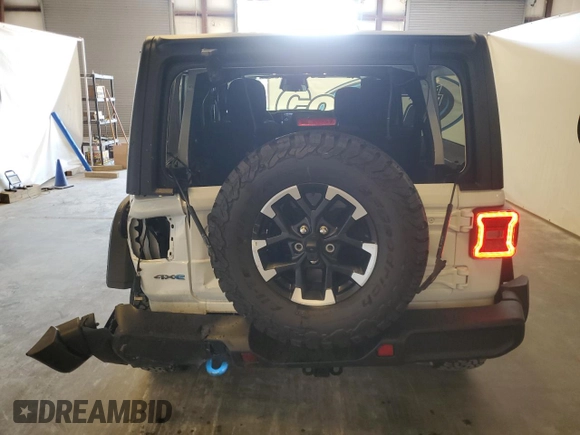 2025 Jeep Wrangler Rubicon with VIN 1C4RJXR65SW602574, listed as a Copart auction lot 66235235 with 3,151 mi miles and Clean title. Bid and sale history available at DreamBid. Image 6.