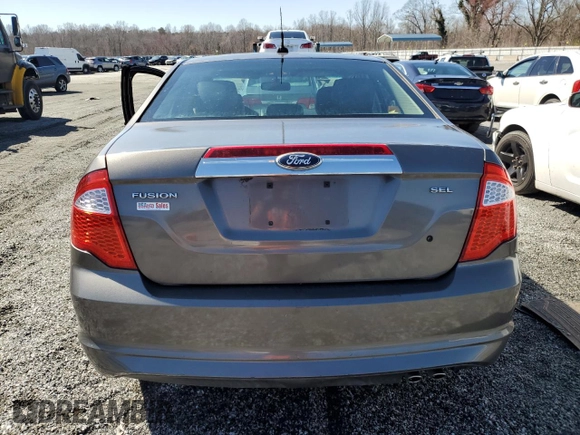 2012 Ford Fusion SEL with VIN 3FAHP0JAXCR181933, listed as a Copart auction lot 48591435 with 195,991 mi miles and Salvage Title. Bid and sale history available at carsss.com. Image 6.