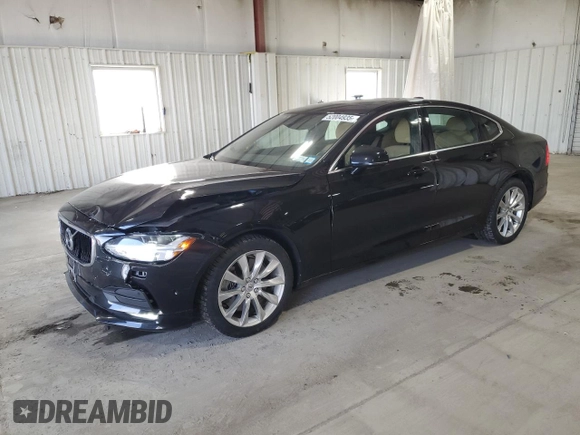 2017 Volvo S90 Momentum with VIN YV1A22MK4H1003683, listed as a Copart auction lot 52004935 with 91,572 mi miles and Salvage Title. Bid and sale history available at carsss.com. Image 1.