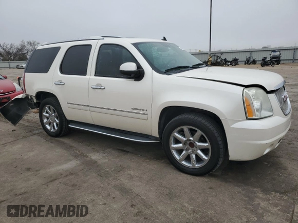 2012 GMC Yukon Denali with VIN 1GKS1EEF9CR286600, listed as a Copart auction lot 44409805 with 140,156 mi miles and Salvage Title. Bid and sale history available at carsss.com. Image 4.