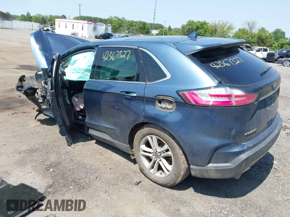 2019 Ford Edge SEL with VIN 2FMPK4J93KBB45236, listed as a IAAI auction lot 42367327 with Not provided miles and . Bid and sale history available at DreamBid. Image 3.
