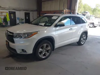 2015 Toyota Highlander Limited with VIN 5TDDKRFH1FS117329, listed as a IAAI auction lot 42776835 with 67,889 mi miles and . Bid and sale history available at DreamBid. Image 2.