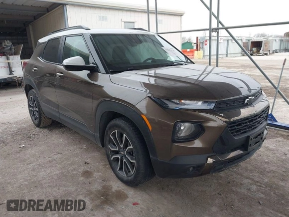 2022 Chevrolet TrailBlazer ACTIV with VIN KL79MVSL0NB042676, listed as a IAAI auction lot 41545130 with 62,102 mi miles. Bid and sale history available at carsss.com. Image 1.