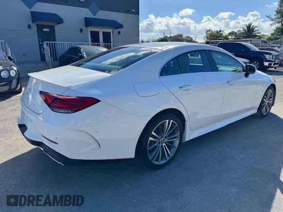 2021 Mercedes-Benz CLS with VIN W1K2J5JB2MA087196, listed as a Copart auction lot 54357935 with 7,048 mi miles and Non Repairable. Bid and sale history available at carsss.com. Image 3.