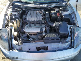 2001 Mitsubishi Eclipse GT with VIN 4A3AE55H01E003998, listed as a Copart auction lot 80507194 with 141,650 mi miles and Salvage Title. Bid and sale history available at carsss.com. Image 11.