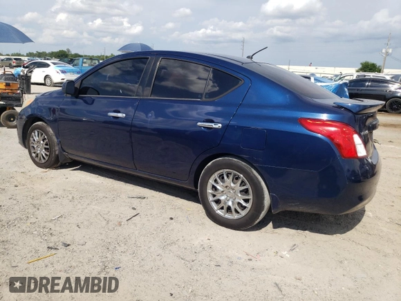 2014 Nissan Versa SV with VIN 3N1CN7AP2EK443949, listed as a Copart auction lot 55797295 with 200,124 mi miles and Salvage Title. Bid and sale history available at DreamBid. Image 2.