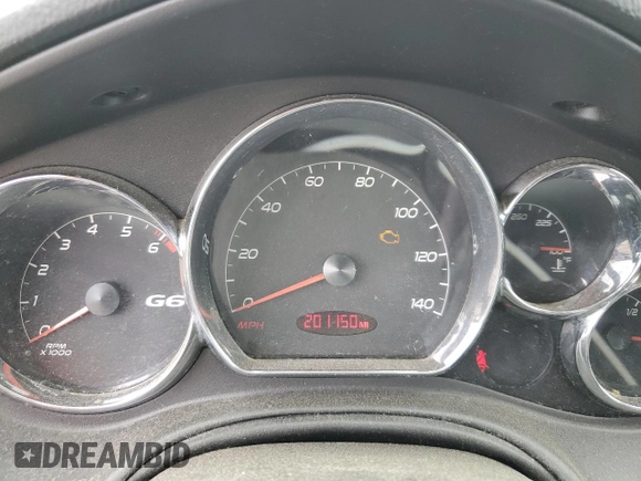 2006 Pontiac G6 6-Cyl z VIN 1G2ZG558064174395, wystawiony jako Copart lot #55348985 z przebiegiem 201 150 mil mil oraz Szkoda całkowita • Salvage title. Historia ofert i sprzedaży dostępna na DreamBid. Obrazek 9.