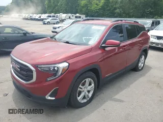 2021 GMC Terrain SLE z VIN 3GKALMEV9ML317196, wystawiony jako Copart lot #59150915 z przebiegiem 84 614 mil mil oraz Szkoda całkowita • Salvage title. Historia ofert i sprzedaży dostępna na DreamBid. Obrazek 1.
