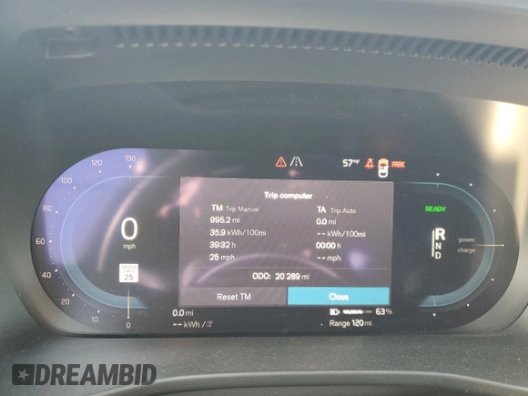2023 Volvo XC40 Ultimate with VIN YV4ED3UM6P2031208, listed as a Copart auction lot 53889735 with 20,289 mi miles and Salvage title. Bid and sale history available at DreamBid. Image 9.