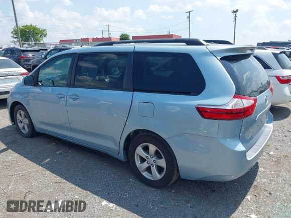 2015 Toyota Sienna LE AAS with VIN 5TDKK3DC4FS636029, listed as a IAAI auction lot 42552045 with 82,293 mi miles and . Bid and sale history available at DreamBid. Image 14.