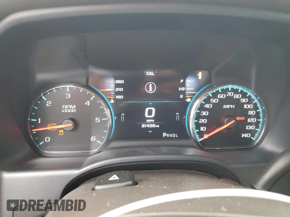 2017 GMC Sierra 1500 Denali z VIN 3GTU2PEJ1HG293825, wystawiony jako Copart lot #56851725 z przebiegiem 91 439 mil mil oraz Szkoda całkowita • Salvage title. Historia ofert i sprzedaży dostępna na DreamBid. Obrazek 9.