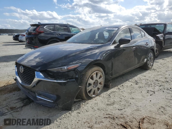 2021 Mazda 3 2.5 Turbo with VIN JM1BPBAY2M1327567, listed as a Copart auction lot 75093044 with Not Provided miles and Non Repairable. Bid and sale history available at DreamBid. Image 1.