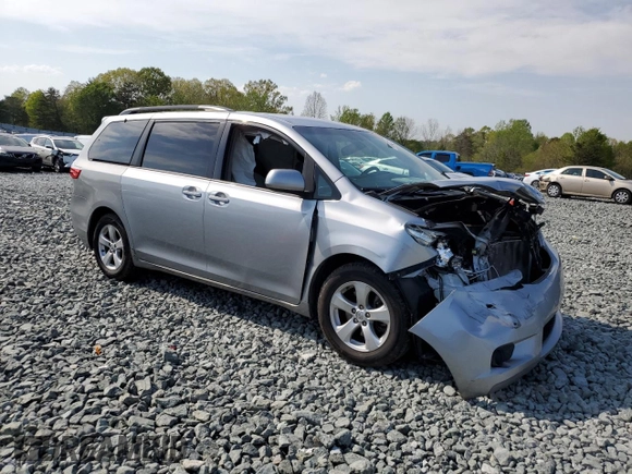 2015 Toyota Sienna LE AAS with VIN 5TDKK3DCXFS528241, listed as a Copart auction lot 52753055 with 132,207 mi miles and Salvage Title. Bid and sale history available at DreamBid. Image 4.