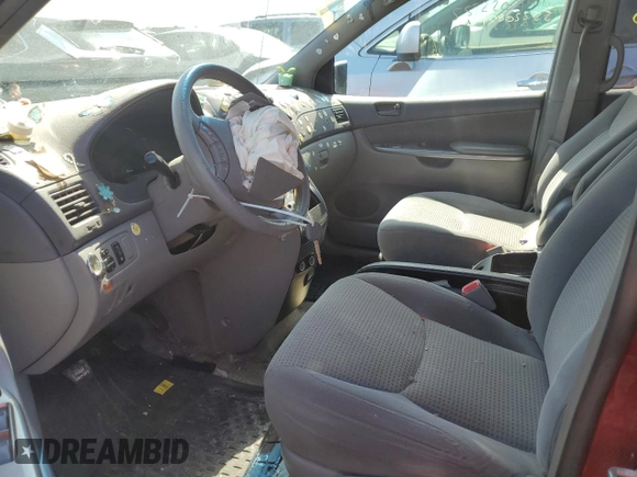 2006 Toyota Sienna CE with VIN 5TDZA23C16S460618, listed as a Copart auction lot 48581875 with 185,505 mi miles and Salvage Title. Bid and sale history available at carsss.com. Image 7.