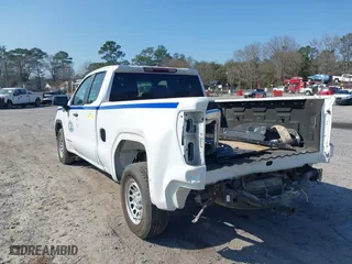 2023 GMC Sierra 1500 Pro with VIN 1GTRHAED9PZ107216, listed as a IAAI auction lot 41539341 with 14,086 mi miles. Bid and sale history available at carsss.com. Image 3.