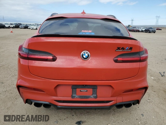 2020 BMW X4 M z VIN 5YMUJ0C08LLU67316, wystawiony jako Copart lot #53398995 z przebiegiem 34 470 mil mil oraz Szkody całkowita. Historia ofert i sprzedaży dostępna na DreamBid. Obrazek 6.