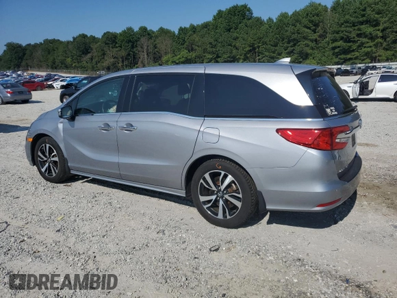 2018 Honda Odyssey Elite with VIN 5FNRL6H95JB062033, listed as a Copart auction lot 63732915 with 105,234 mi miles and Salvage title. Bid and sale history available at DreamBid. Image 2.