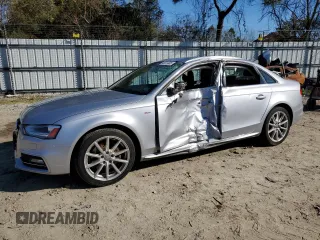 2016 Audi A4 Premium with VIN WAUBFAFL2GN018511, listed as a Copart auction lot 49311095 with 152,999 mi miles and Salvage Title. Bid and sale history available at carsss.com. Image 1.