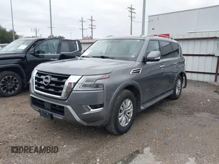 2023 Nissan Armada SV with VIN JN8AY2AC1P9182559, listed as a IAAI auction lot 41310479 with 53,985 mi miles. Bid and sale history available at carsss.com. Image 18.