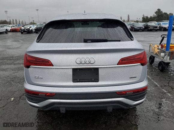 2022 Audi Q5 Sportback S line Prestige with VIN WA16AAFY1N2113505, listed as a Copart auction lot 48264135 with 18,147 mi miles and Salvage Title. Bid and sale history available at carsss.com. Image 6.