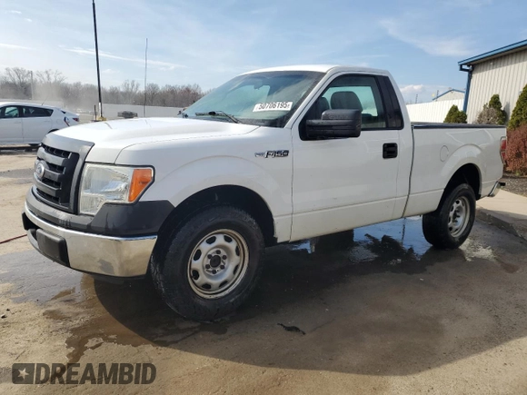 2011 Ford F-150 XL with VIN 1FTMF1CM6BFD25076, listed as a Copart auction lot 50706195 with 249,597 mi miles and Salvage Title. Bid and sale history available at DreamBid. Image 1.
