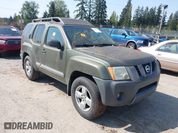 2005 Nissan Xterra S with VIN 5N1AN08W45C606207, listed as a IAAI auction lot 42116305 with 167,633 mi miles. Bid and sale history available at carsss.com. Image 1.