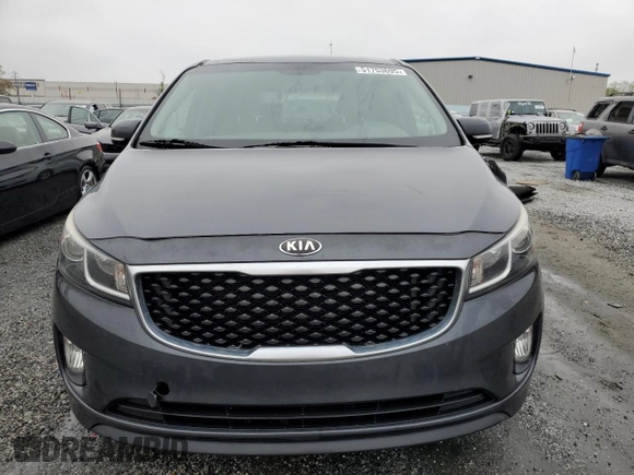 2016 Kia Sedona SX with VIN KNDMC5C15G6181498, listed as a Copart auction lot 51753695 with 182,117 mi miles and Salvage Title. Bid and sale history available at carsss.com. Image 5.