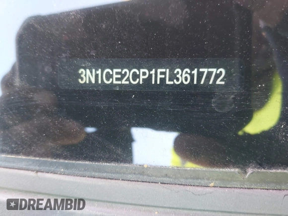2015 Nissan Note SV z VIN 3N1CE2CP1FL361772, wystawiony jako IAAI lot #42042941 z przebiegiem 87 329 mil mil oraz . Historia ofert i sprzedaży dostępna na DreamBid. Obrazek 9.