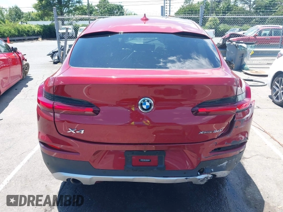 2021 BMW X4 xDrive30i with VIN 5UX2V1C07M9F59530, listed as a IAAI auction lot 42484957 with Not provided miles and . Bid and sale history available at DreamBid. Image 16.