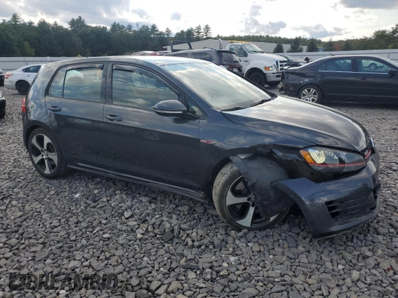 2015 Volkswagen Golf GTI Autobahn w/Performance Pkg with VIN 3VW447AU9FM104487, listed as a Copart auction lot 74582474 with 116,260 mi miles and Salvage Title. Bid and sale history available at carsss.com. Image 4.