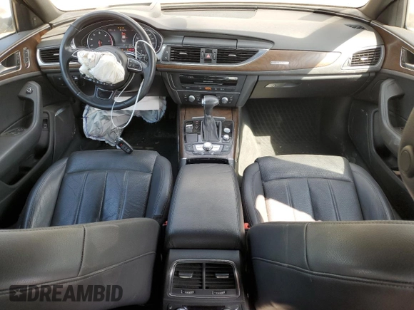 2015 Audi A6 Prestige with VIN WAUHGAFC8FN024576, listed as a Copart auction lot 56542995 with 92,279 mi miles and Salvage title. Bid and sale history available at DreamBid. Image 8.