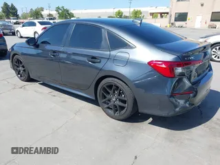 2024 Honda Civic Sport with VIN 2HGFE2F57RH559288, listed as a IAAI auction lot 42206774 with 23,674 mi miles and . Bid and sale history available at DreamBid. Image 3.