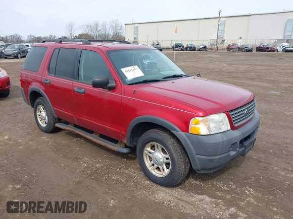2003 Ford Explorer XLS with VIN 1FMZU72K53UC29656, listed as a IAAI auction lot 41815157 with 191,985 mi miles and . Bid and sale history available at DreamBid. Image 1.