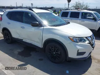 2017 Nissan Rogue SV with VIN 5N1AT2MT9HC878849, listed as a IAAI auction lot 41934153 with 107,735 mi miles. Bid and sale history available at carsss.com. Image 1.
